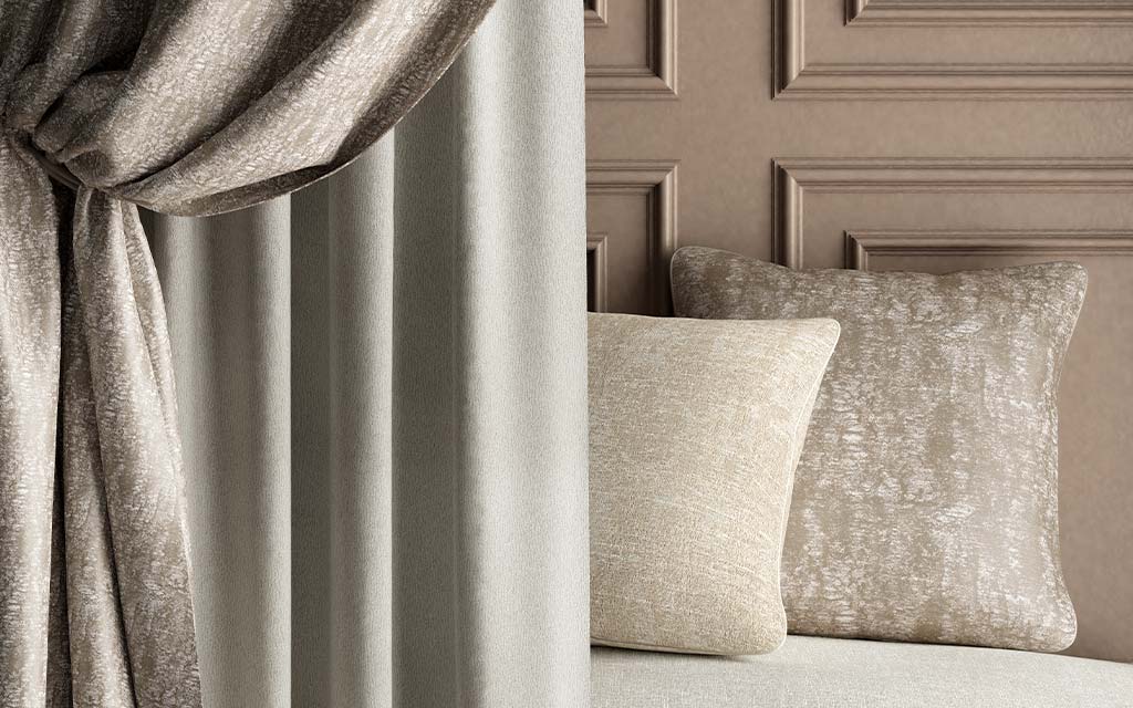 Lex - textured curtain and cushion fabric