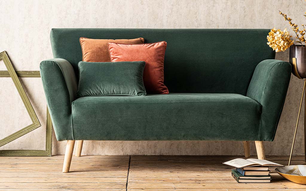 Plush - velvet sofa and cushion fabrics
