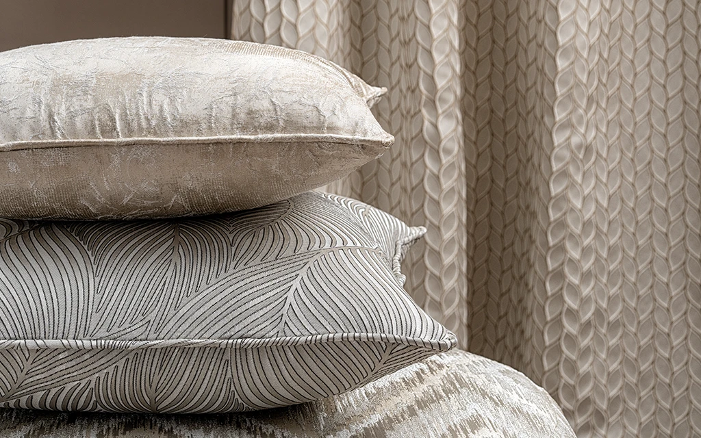 Wabi-Sabi Collection for cushion and curtain fabrics available in ultrafabrics.ae