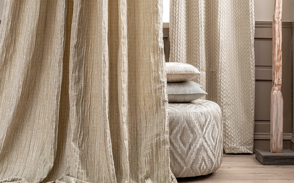 WABI-SABI Drapery and soft upholstery fabrics for home decor