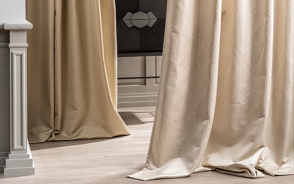 WABI-SABI fabric curtains for home lifestyle