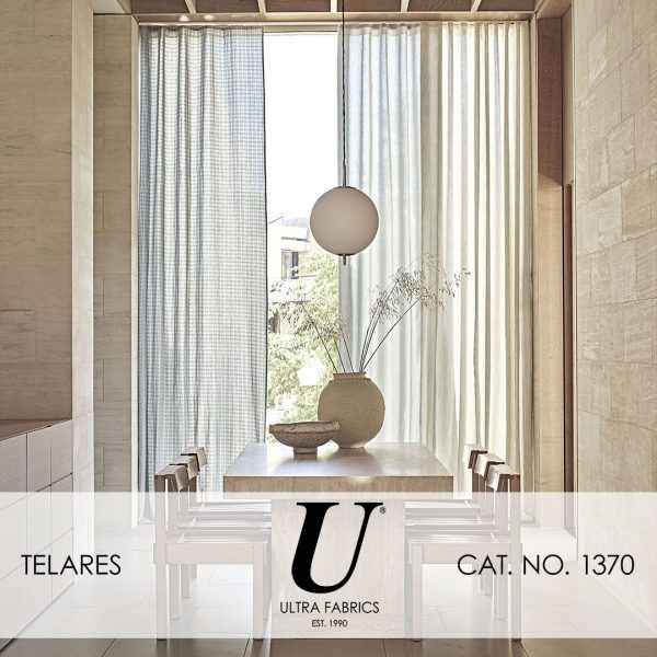 Telares - Cat 1370 - A collection of natural cotton and linen for a soft drape for your curtains and cushions from ultra fabrics